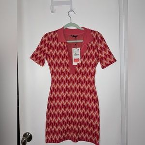 NWT Zara Bodycon Retro Dress